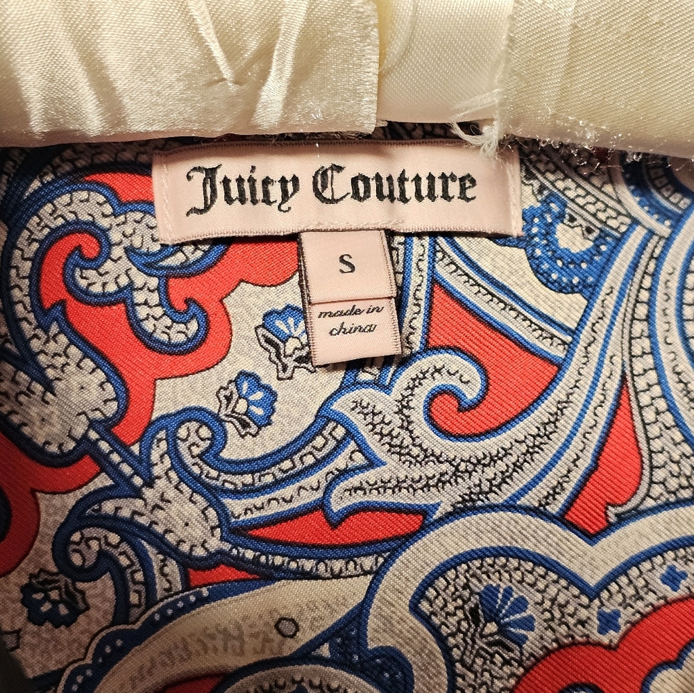 Juicy Couture Silk Paisley Shirt Dress - Picture 6 of 8